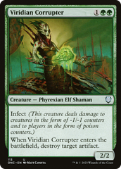 Viridian Corrupter [Phyrexia: All Will Be One Commander] | Tabernacle Games