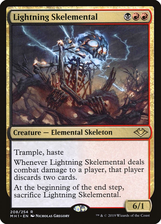 Lightning Skelemental [Modern Horizons] | Tabernacle Games