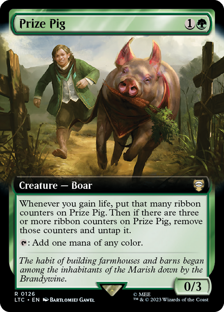 Prize Pig (Extended Art) [The Lord of the Rings: Tales of Middle-Earth Commander] | Tabernacle Games