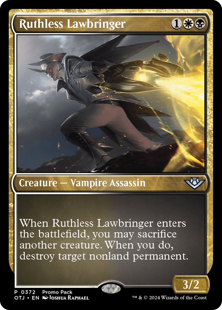 Ruthless Lawbringer (Promo Pack) [Outlaws of Thunder Junction Promos] | Tabernacle Games
