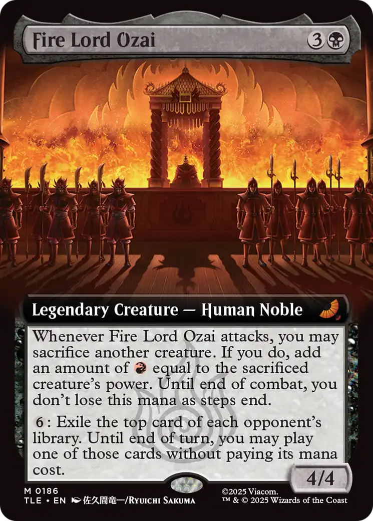 Fire Lord Ozai (Extended Art) [Avatar: The Last Airbender: Eternal-Legal] | Tabernacle Games