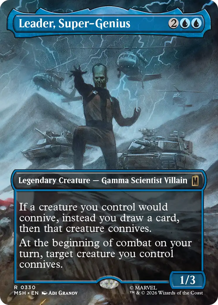 Leader, Super-Genius (Borderless) [Marvel Super Heroes] | Tabernacle Games