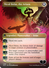 Nicol Bolas, the Ravager // Nicol Bolas, the Arisen (Display Commander) (Borderless) [Secret Lair: From Cute to Brute] | Tabernacle Games