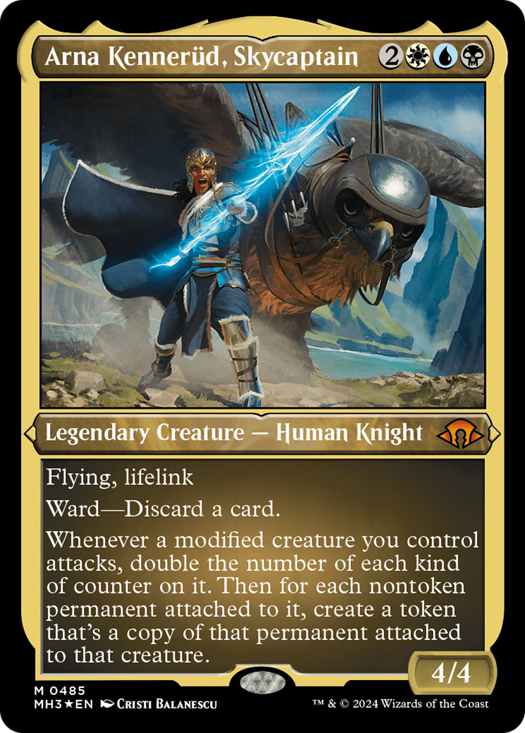 Arna Kennerud, Skycaptain (Foil Etched) [Modern Horizons 3] | Tabernacle Games