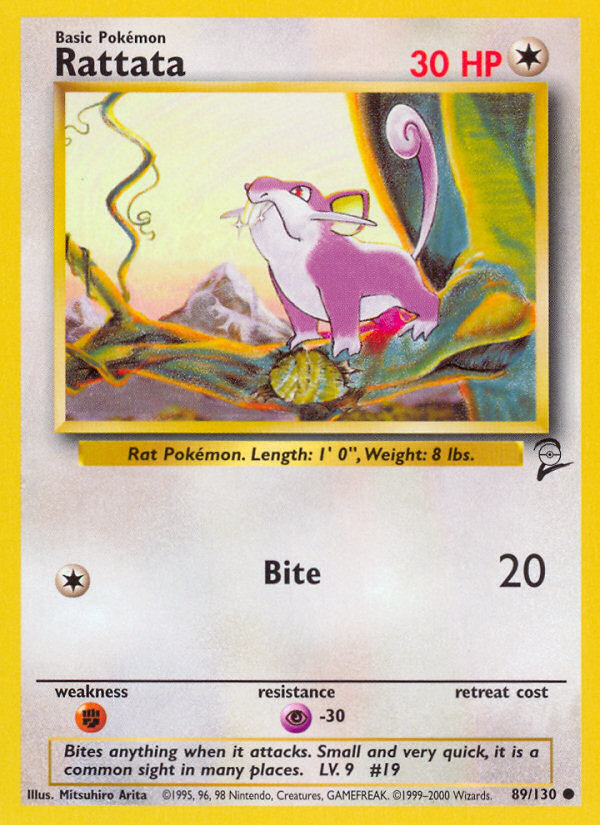 Rattata (89/130) [Base Set 2] | Tabernacle Games