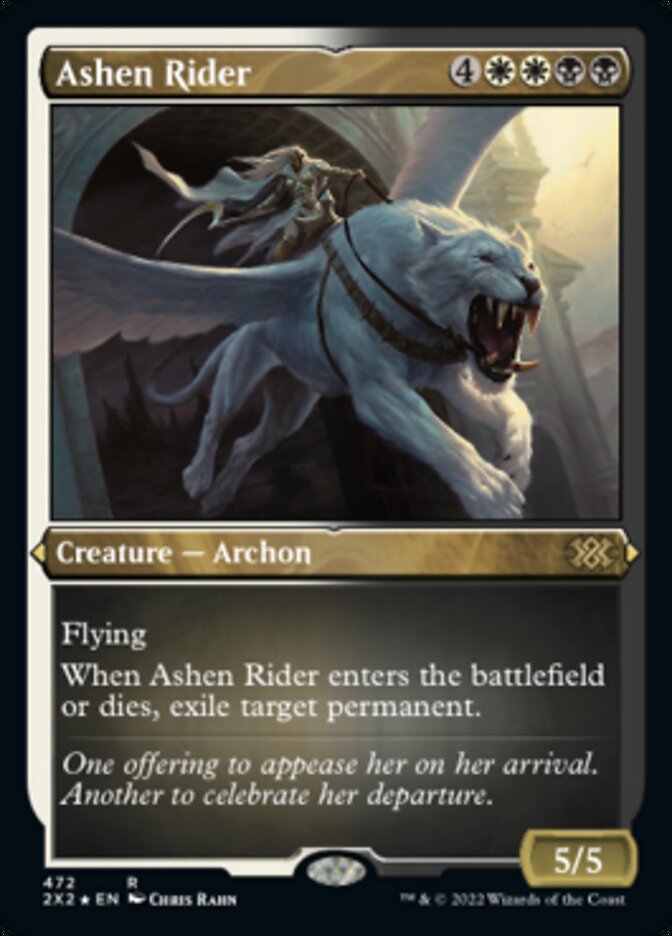 Ashen Rider (Foil Etched) [Double Masters 2022] | Tabernacle Games