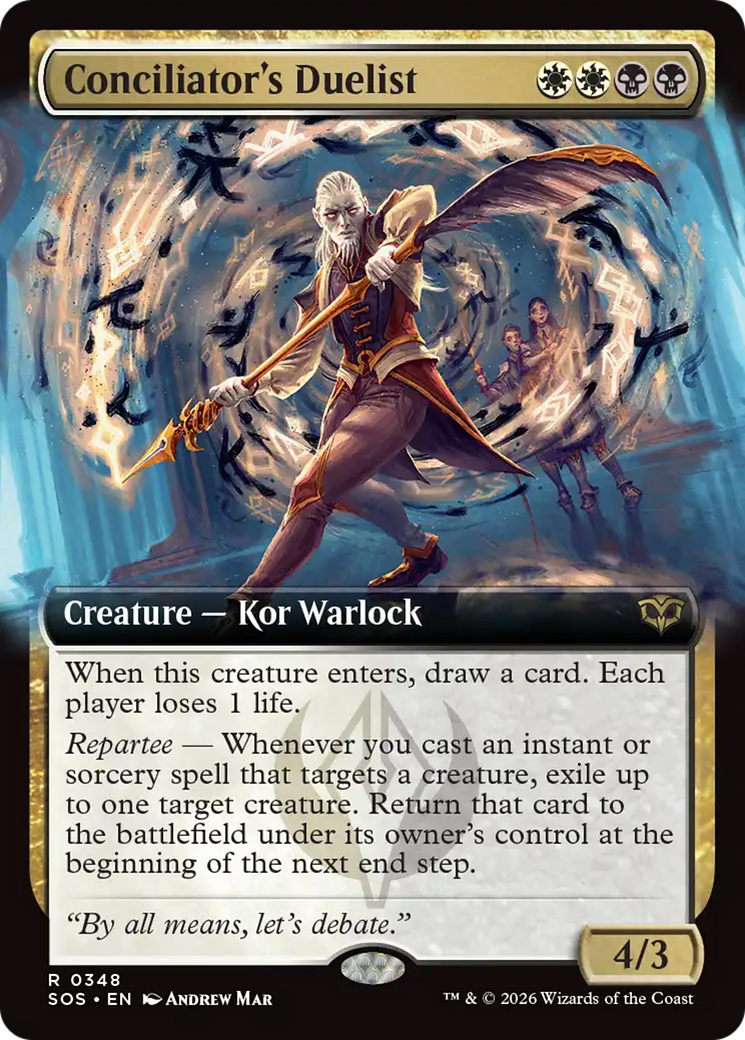 Conciliator's Duelist (Extended Art) [Secrets of Strixhaven] | Tabernacle Games