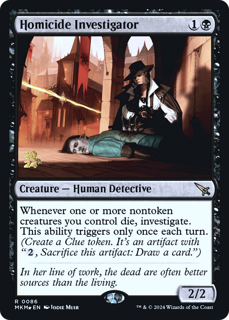 Homicide Investigator [Murders at Karlov Manor Prerelease Promos] | Tabernacle Games