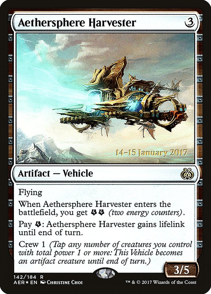 Aethersphere Harvester [Aether Revolt Prerelease Promos] | Tabernacle Games