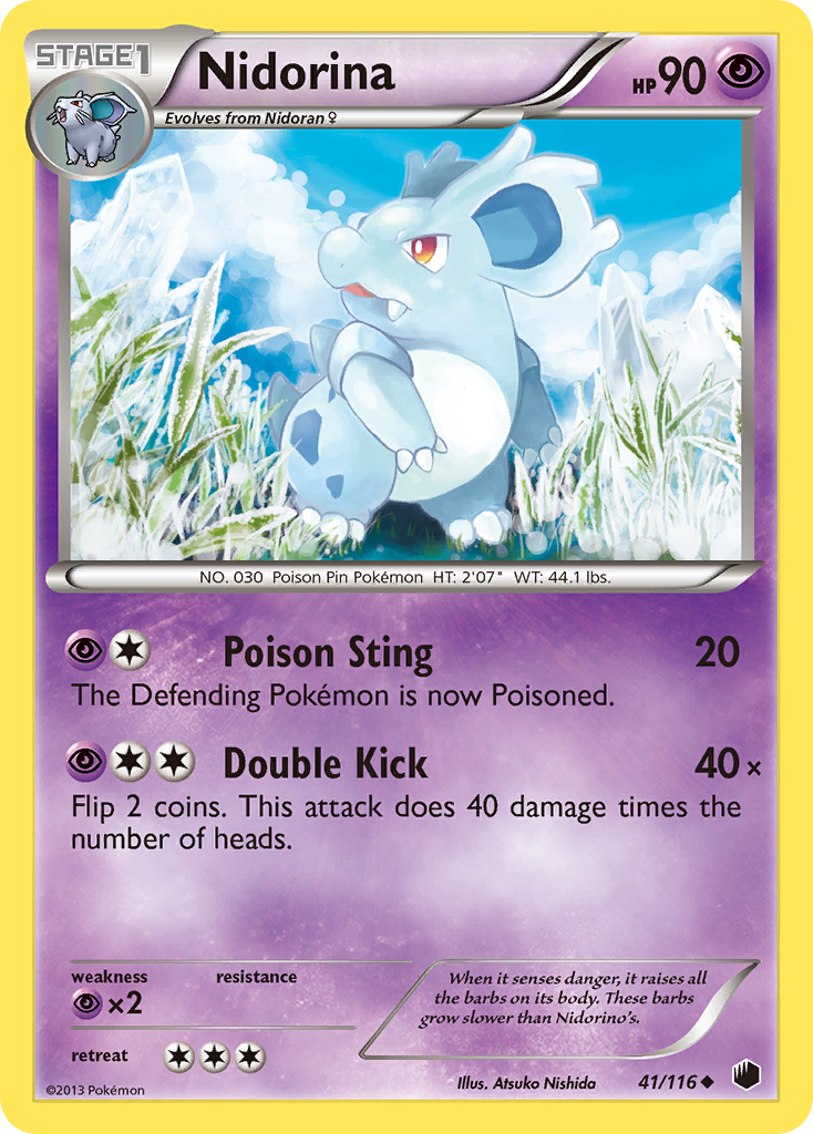 Nidorina (41/116) [Black & White: Plasma Freeze] | Tabernacle Games
