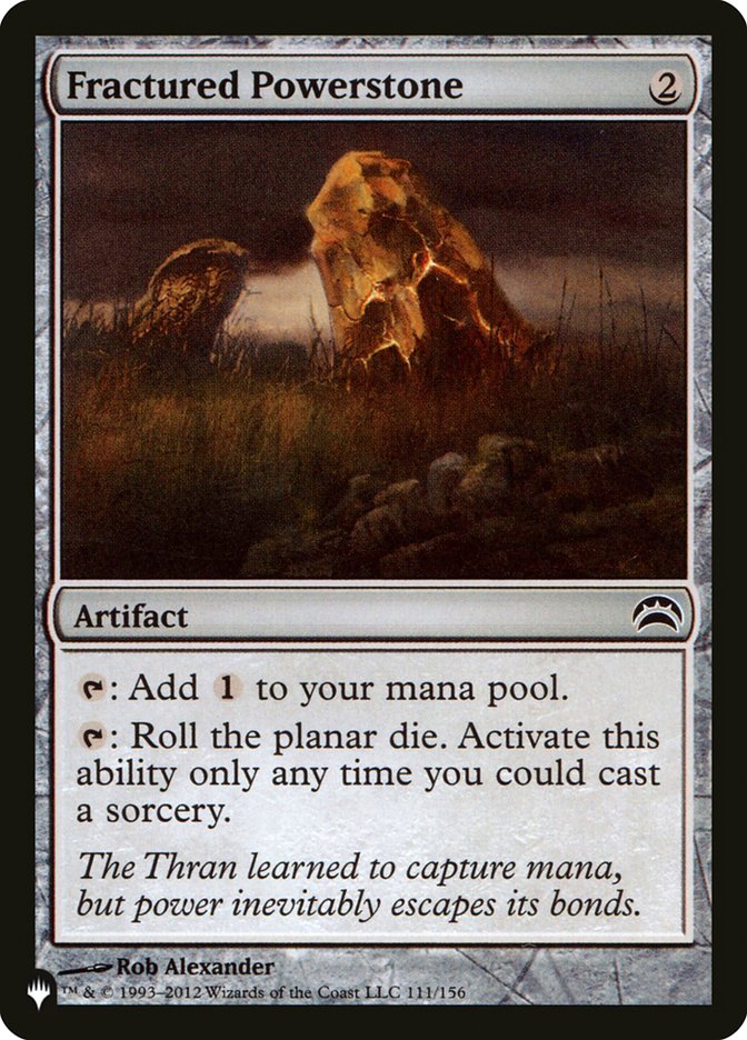 Fractured Powerstone [The List] | Tabernacle Games