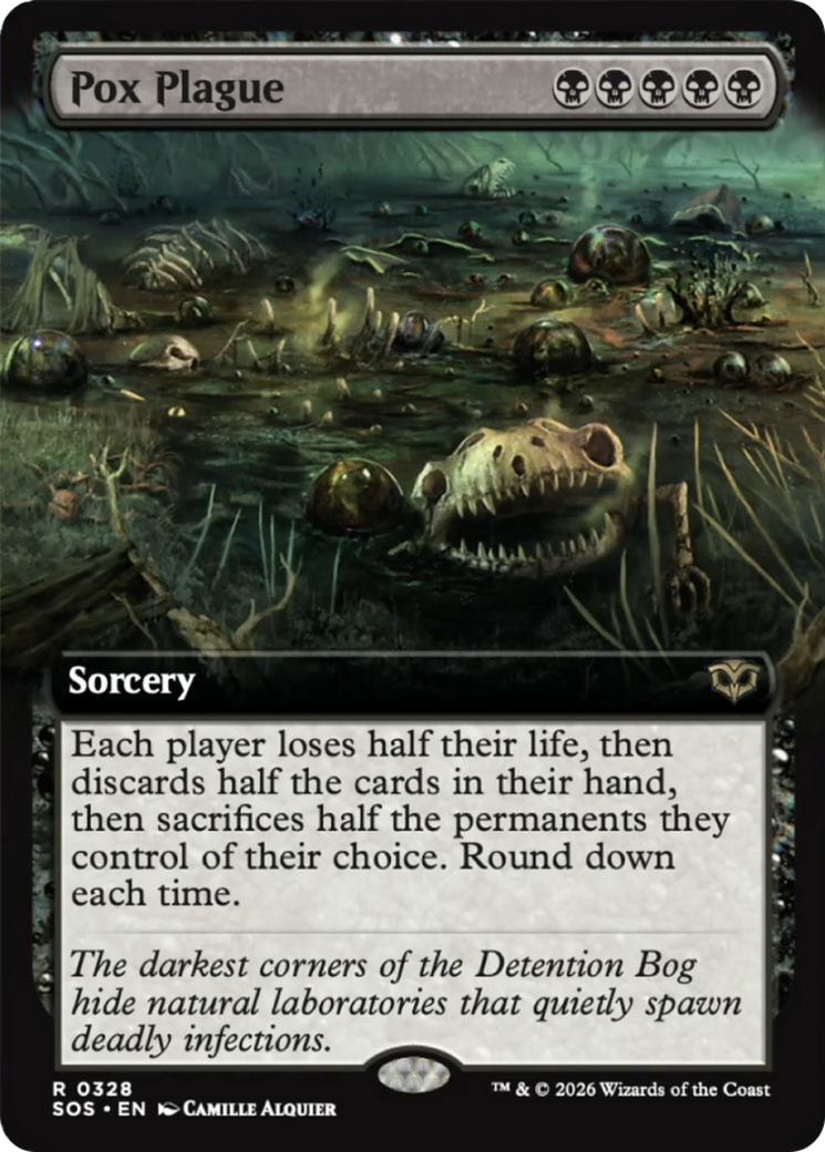 Pox Plague (Extended Art) [Secrets of Strixhaven] | Tabernacle Games