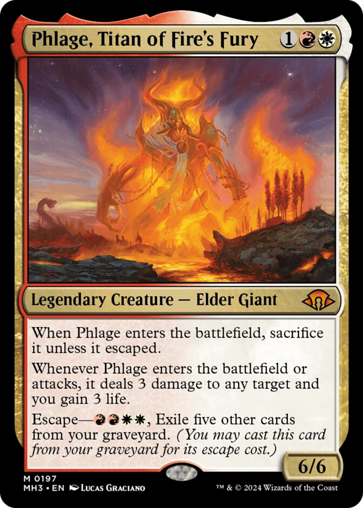 Phlage, Titan of Fire's Fury [Modern Horizons 3] | Tabernacle Games