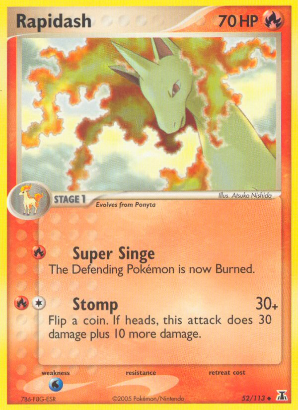 Rapidash (52/113) [EX: Delta Species] | Tabernacle Games