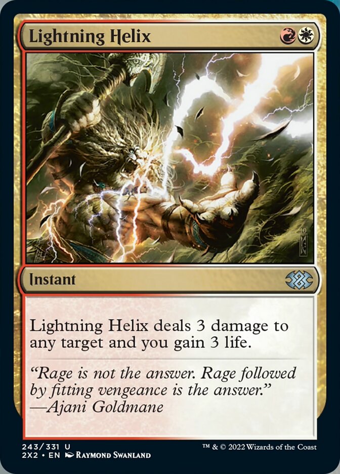 Lightning Helix [Double Masters 2022] | Tabernacle Games