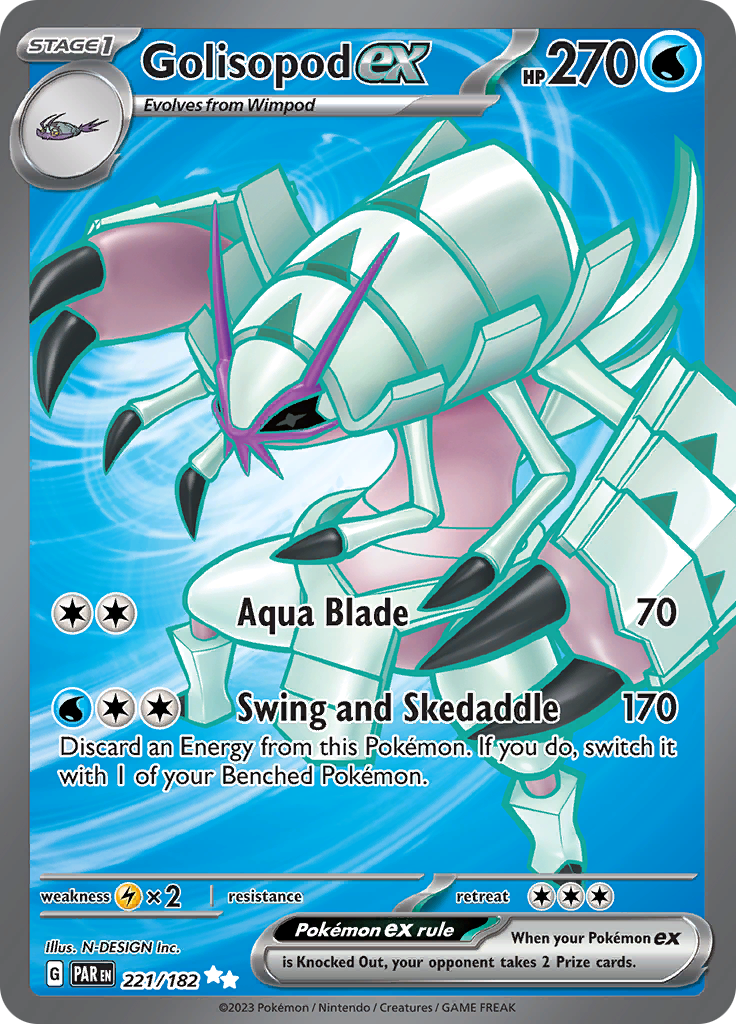 Golisopod ex (221/182) [Scarlet & Violet: Paradox Rift] | Tabernacle Games