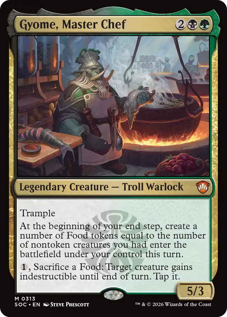 Gyome, Master Chef [Secrets of Strixhaven Commander] | Tabernacle Games