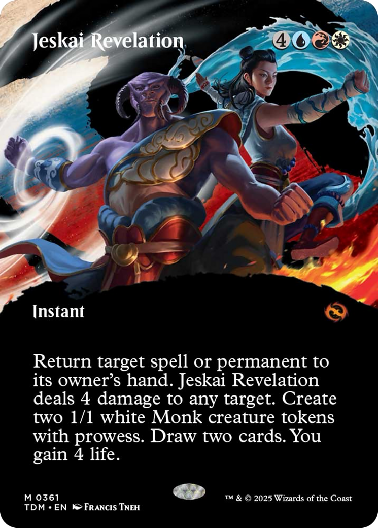 Jeskai Revelation (Borderless) [Tarkir: Dragonstorm] | Tabernacle Games