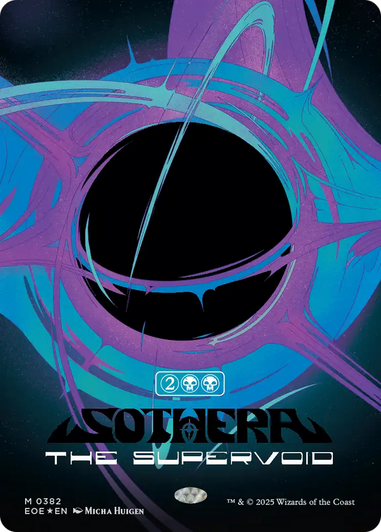 Sothera, the Supervoid (Singularity Foil) [Edge of Eternities] | Tabernacle Games