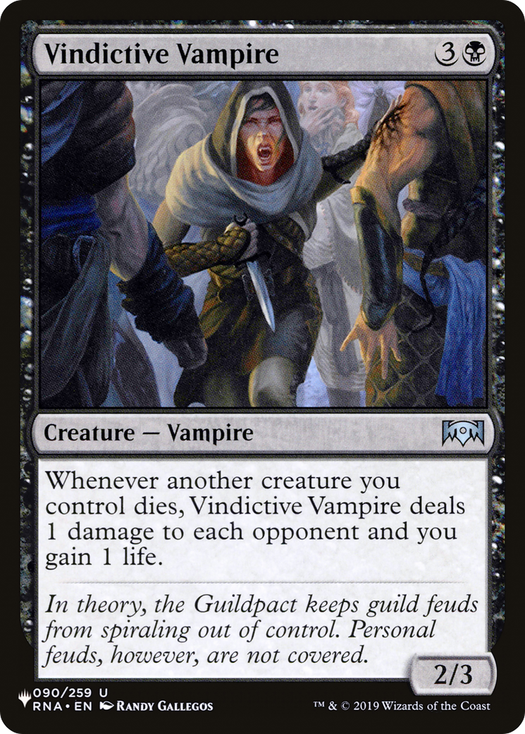 Vindictive Vampire [The List] | Tabernacle Games