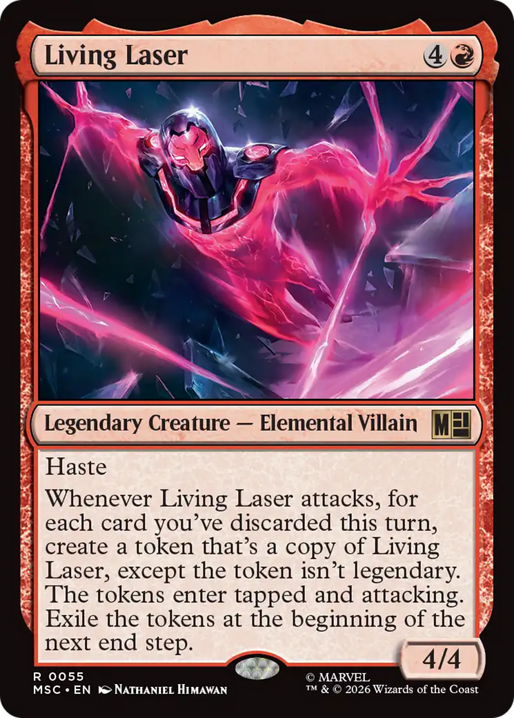 Living Laser (Surge Foil) [Marvel Super Heroes Commander] | Tabernacle Games