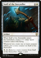 Staff of the Storyteller [Phyrexia: All Will Be One Commander] | Tabernacle Games