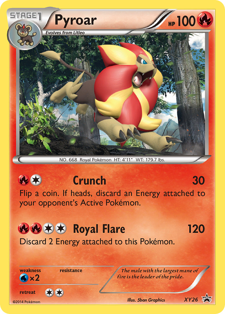 Pyroar (XY26) [XY: Black Star Promos] | Tabernacle Games