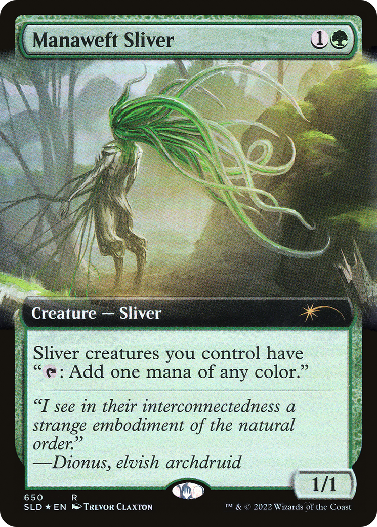 Manaweft Sliver (Extended Art) [Secret Lair Drop Promos] | Tabernacle Games