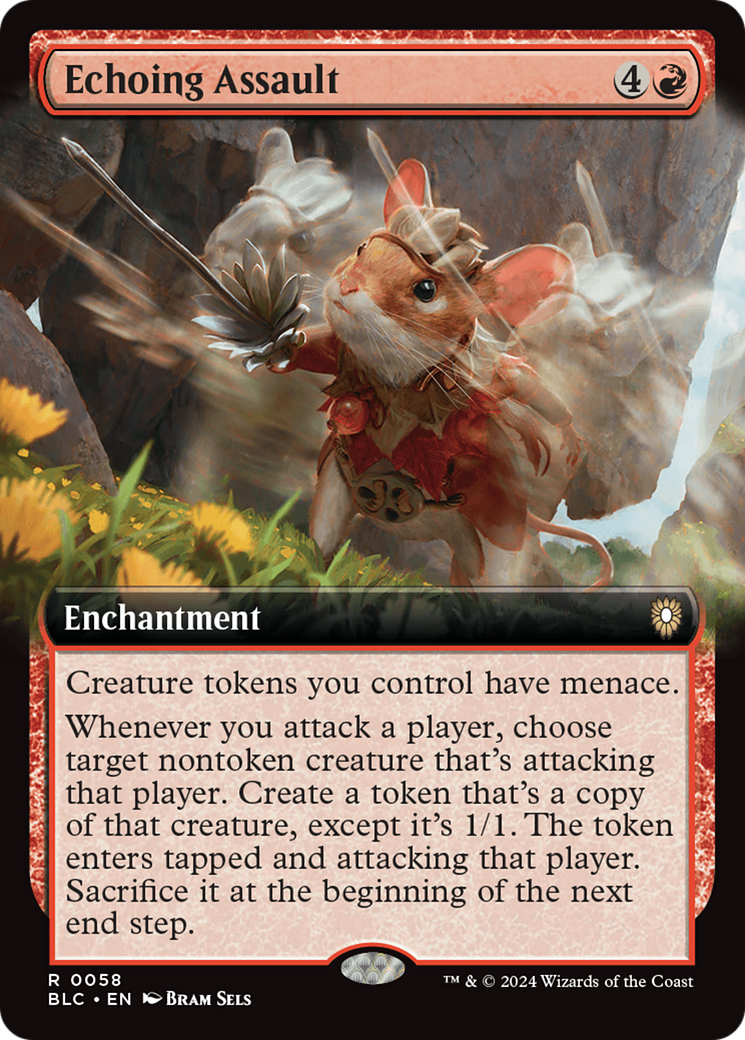 Echoing Assault (Extended Art) [Bloomburrow Commander] | Tabernacle Games