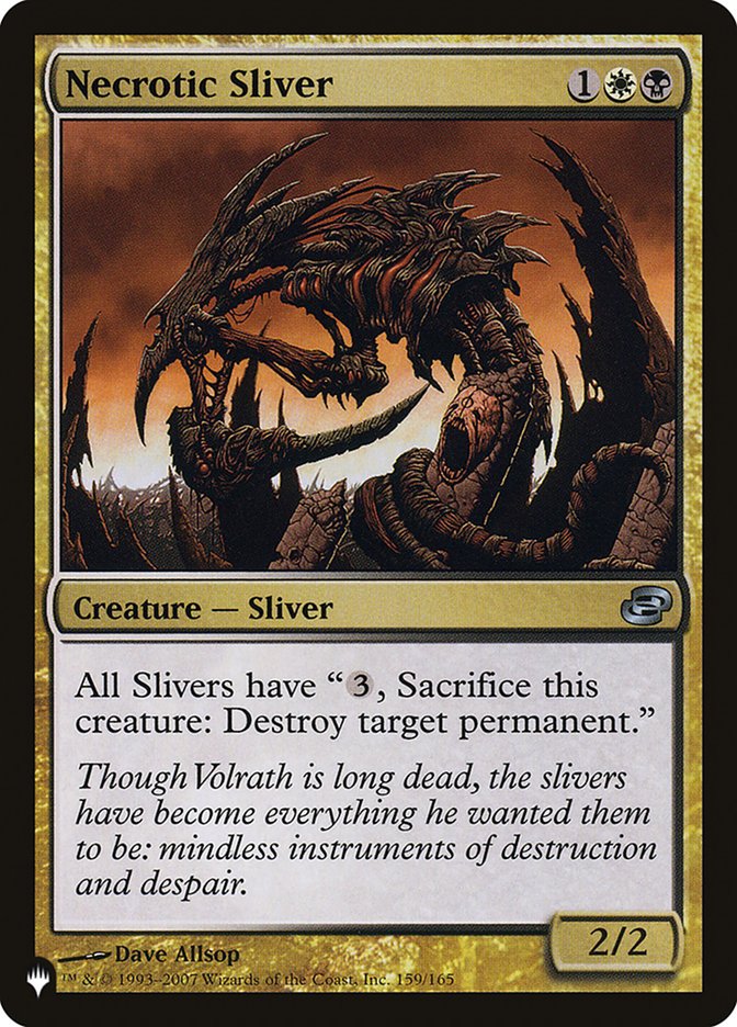 Necrotic Sliver [The List] | Tabernacle Games