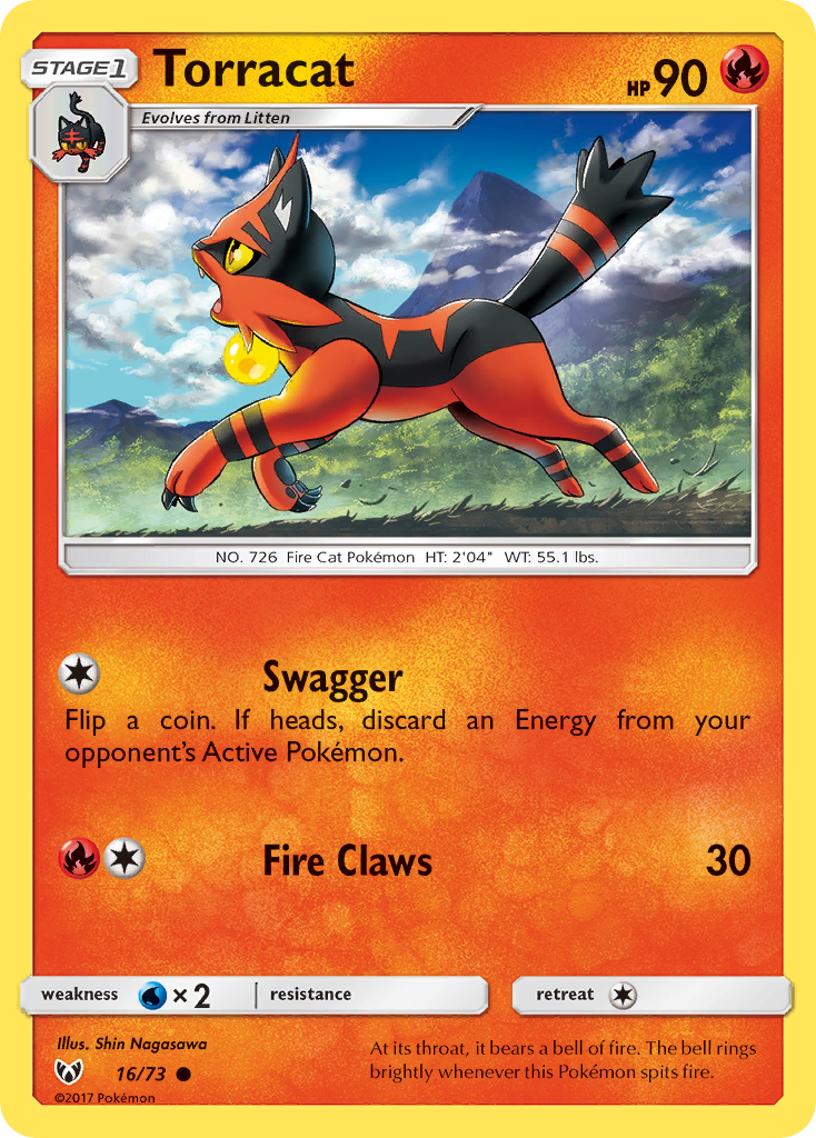 Torracat (16/73) [Sun & Moon: Shining Legends] | Tabernacle Games