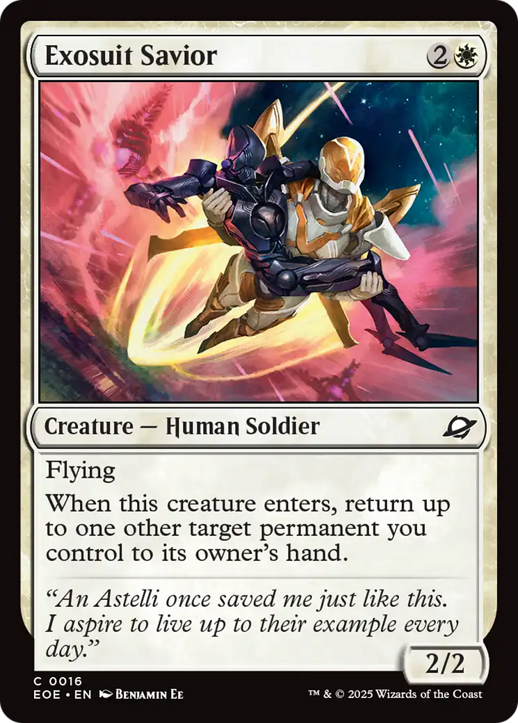 Exosuit Savior [Edge of Eternities] | Tabernacle Games