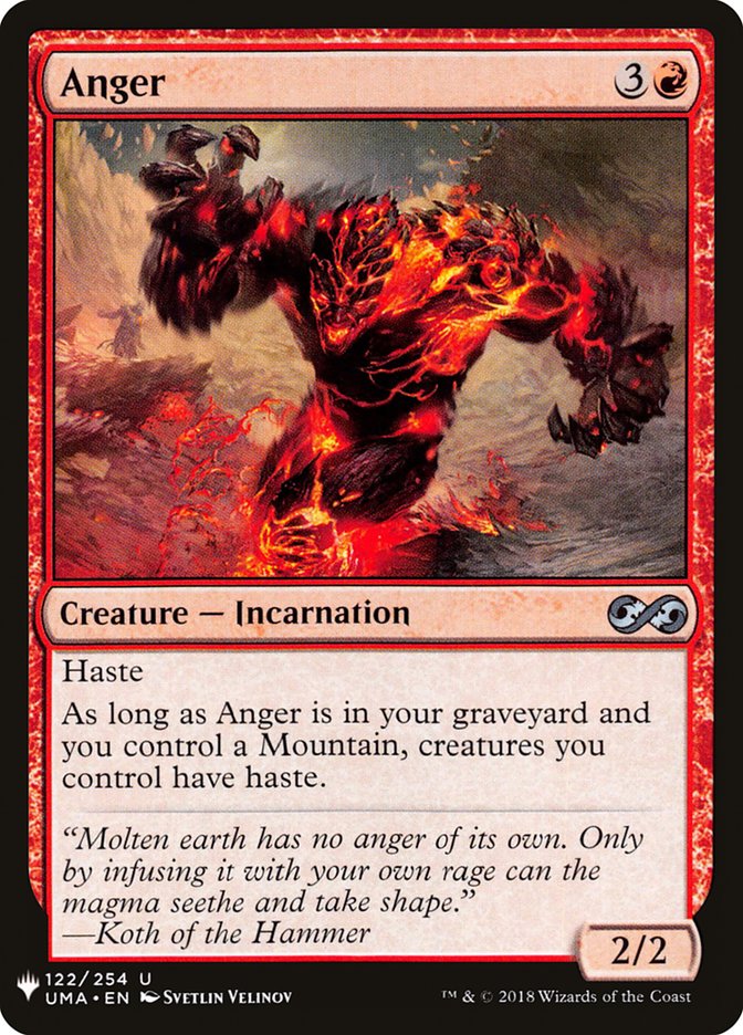 Anger [Mystery Booster] | Tabernacle Games