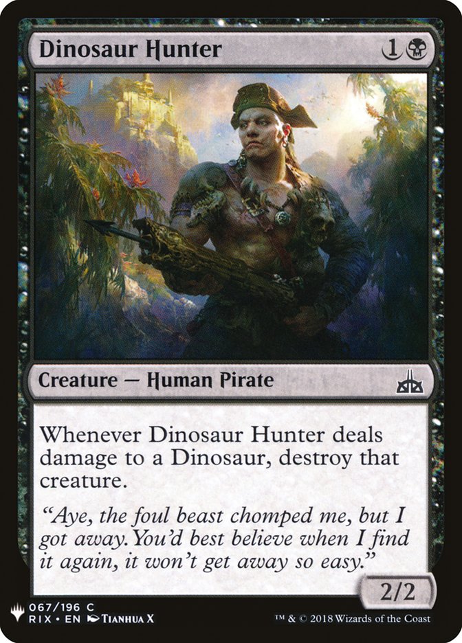 Dinosaur Hunter [Mystery Booster] | Tabernacle Games