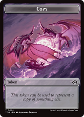 Karox Bladewing // Copy Double-Sided Token [Tarkir: Dragonstorm Commander Tokens] | Tabernacle Games