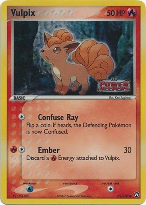 Vulpix (69/108) (Stamped) [EX: Power Keepers] | Tabernacle Games