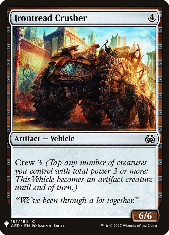 Irontread Crusher [Mystery Booster] | Tabernacle Games