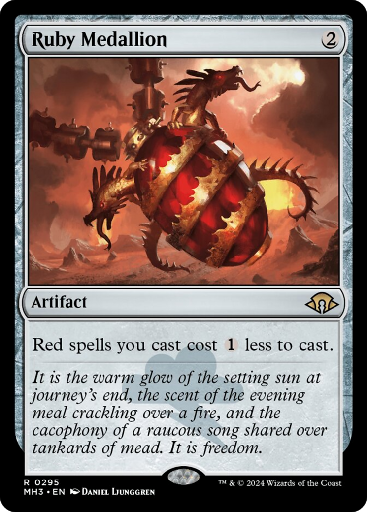Ruby Medallion [Modern Horizons 3] | Tabernacle Games
