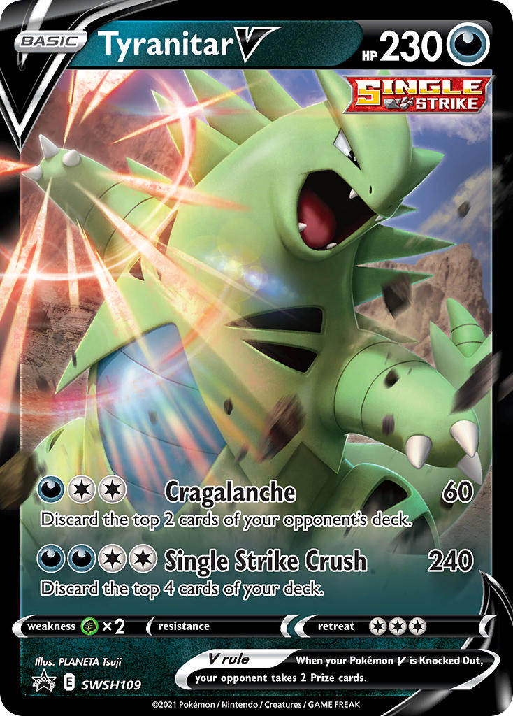 Tyranitar V (SWSH109) [Sword & Shield: Black Star Promos] | Tabernacle Games