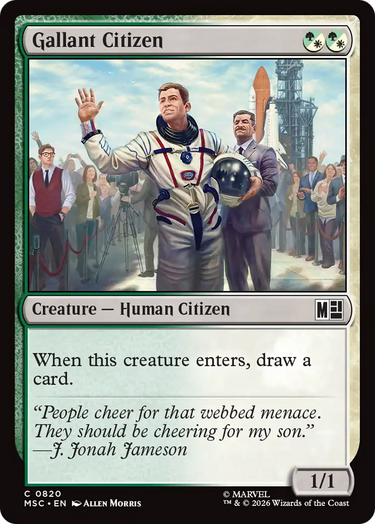 Gallant Citizen [Marvel Super Heroes Commander] | Tabernacle Games