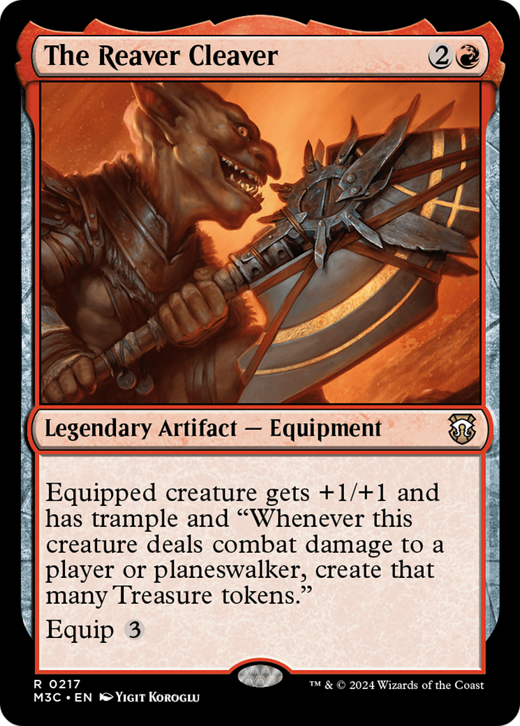 The Reaver Cleaver (Ripple Foil) [Modern Horizons 3 Commander] | Tabernacle Games