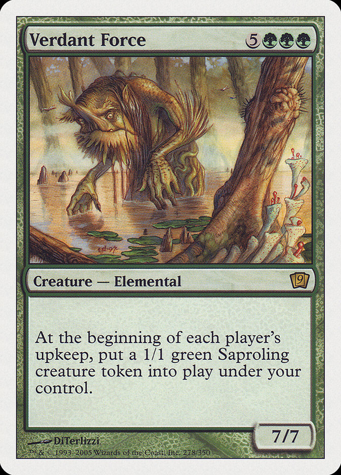 Verdant Force (9th Edition) [Oversize Cards] | Tabernacle Games