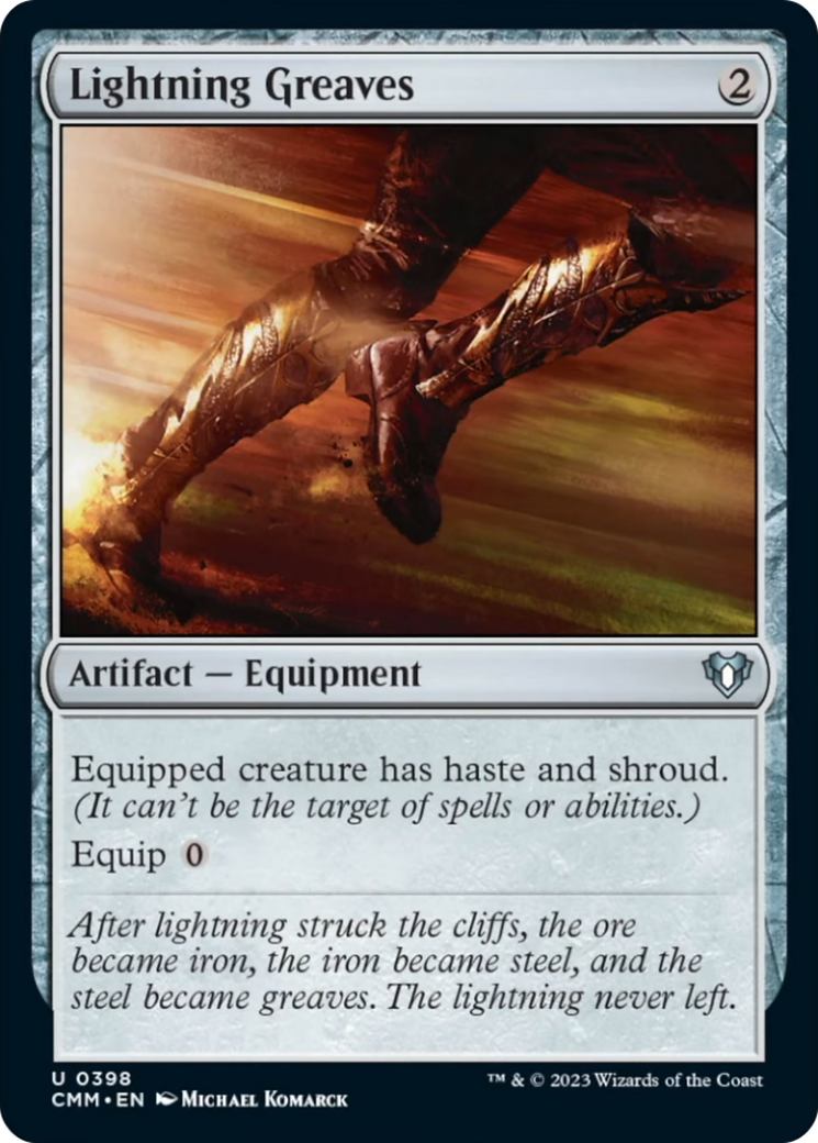 Lightning Greaves [Commander Masters] | Tabernacle Games