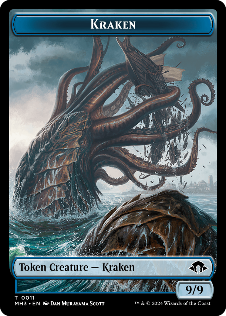 Servo // Kraken Double-Sided Token [Modern Horizons 3 Tokens] | Tabernacle Games