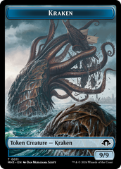 Phyrexian Germ // Kraken Double-Sided Token [Modern Horizons 3 Tokens] | Tabernacle Games