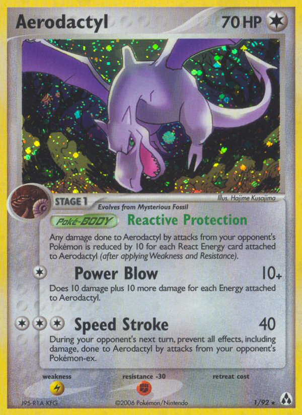 Aerodactyl (1/92) [EX: Legend Maker] | Tabernacle Games