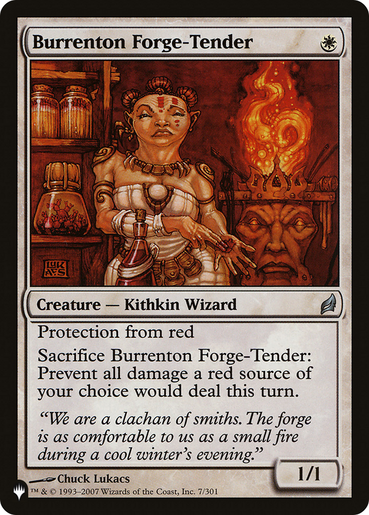 Burrenton Forge-Tender [The List Reprints] | Tabernacle Games