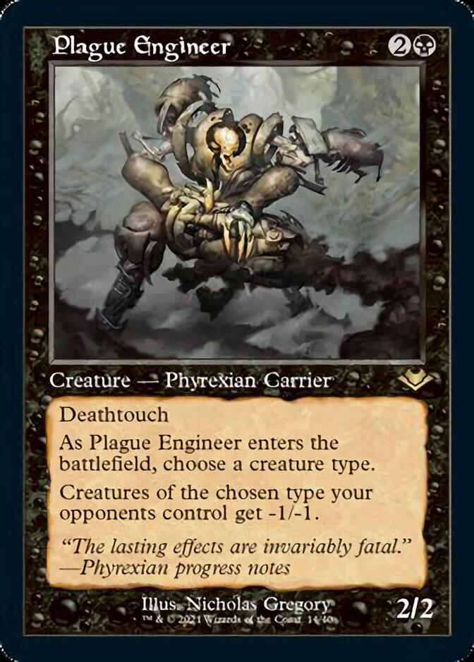 Plague Engineer (Retro Foil Etched) [Modern Horizons] | Tabernacle Games