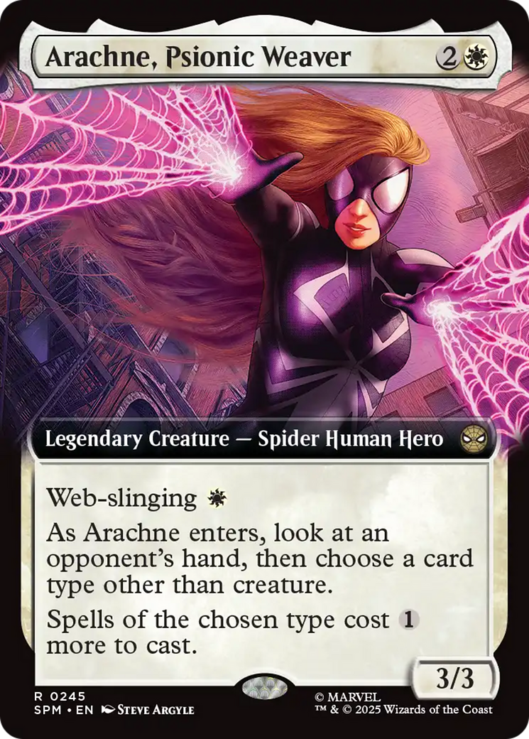 Arachne, Psionic Weaver (Extended Art) [Marvel's Spider-Man] | Tabernacle Games