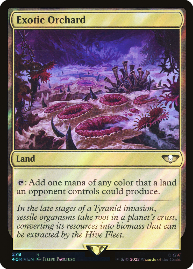 Exotic Orchard (Surge Foil) [Marvel Super Heroes Commander] | Tabernacle Games